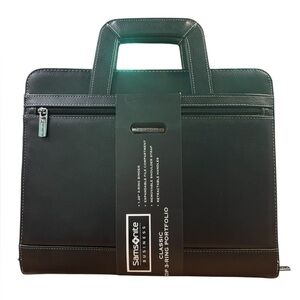 Samsonite Business classic 3 ring binder portfolio messager bag black